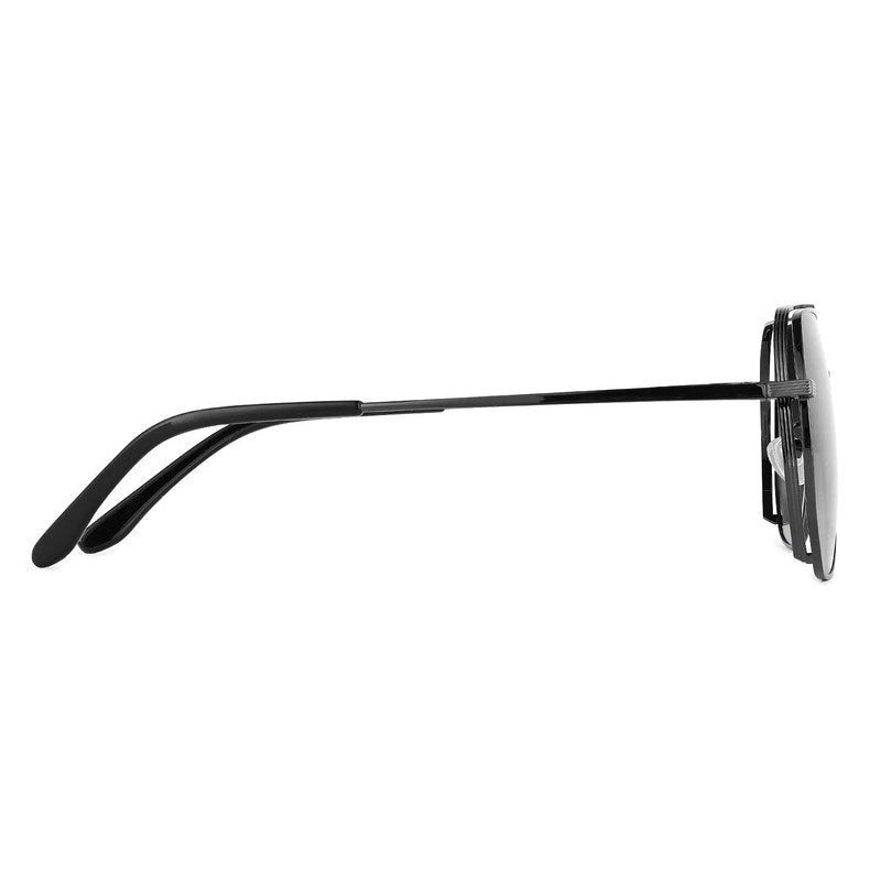 Drakara Grey Large Full Rim Hexagonal Sunglasses for Men — Hashtag Eyewears