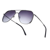 Drakara Grey Large Full Rim Hexagonal Sunglasses for Men — Hashtag Eyewears