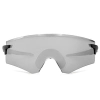 Drakion | Black/Blue Medium Rim Less Shield Sports Sunglasses for Men & Women [UV-protected]