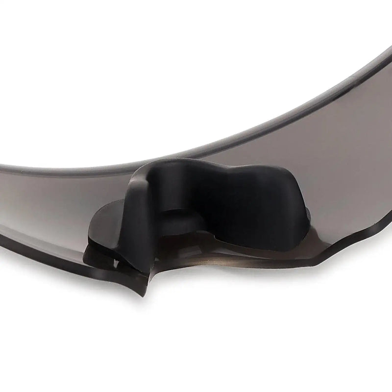 Drakion | Black/Blue Medium Rim Less Shield Sports Sunglasses for Men & Women [UV-protected]