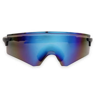Drakion | Black Medium Rim Less Shield Sports Sunglasses for Men & Women [UV-protected]