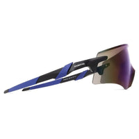 Drakion | Black Medium Rim Less Shield Sports Sunglasses for Men & Women [UV-protected]