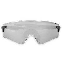 Drakion Black/Blue Medium Rim Less Shield Sports Sunglasses for Men & Women — Hashtag Eyewears