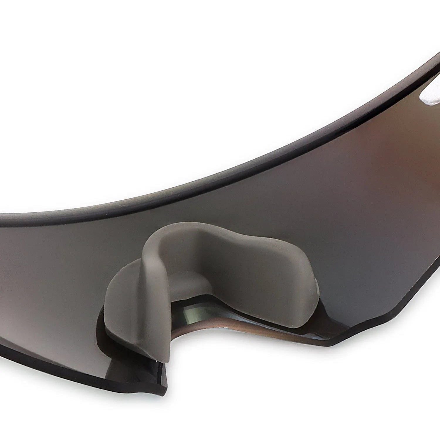 Drakion White Medium Rim Less Shield Sports Sunglasses for Men & Women — Hashtag Eyewears