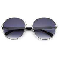 Drakon Gradient Purple Oversized Full Rim Round Sunglasses for Women — Hashtag Eyewears
