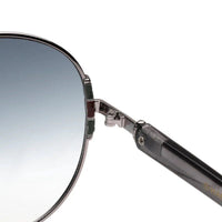 Drakon Silver Oversized Full Rim Round Sunglasses for Women — Hashtag Eyewears