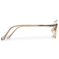 Dravon Golden Medium Full Rim Hexagonal Computer Glasses for Men & Women — Hashtag Eyewears