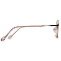 Dravon Golden Rose & Black Medium Full Rim Hexagonal Computer Glasses for Men & Women — Hashtag Eyewears