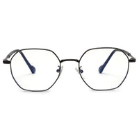 Dravon Grey Medium Full Rim Hexagonal Computer Glasses for Men & Women — Hashtag Eyewears