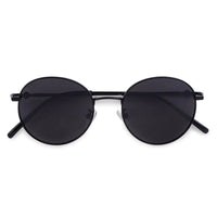 Dravyn Black Medium Full Rim Round Sunglasses for Men & Women — Hashtag Eyewears