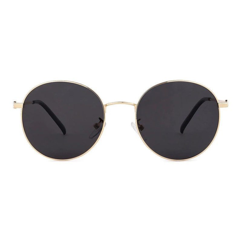 Dravyn Grey Medium Full Rim Round Sunglasses for Men & Women — Hashtag Eyewears