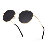 Dravyn Grey Medium Full Rim Round Sunglasses for Men & Women — Hashtag Eyewears