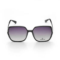 Driftis | Black Large Full Rim Hexagonal Sunglasses for Women [Polarized]