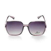 Driftis | Dark Purple Large Full Rim Hexagonal Sunglasses for Women [Polarized]