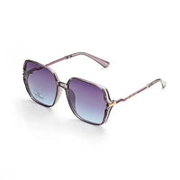 Driftis | purple Large Full Rim Hexagonal Sunglasses for Women [Polarized]