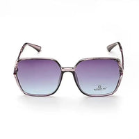 Driftis | purple Large Full Rim Hexagonal Sunglasses for Women [Polarized]