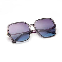 Driftis | purple Large Full Rim Hexagonal Sunglasses for Women [Polarized]