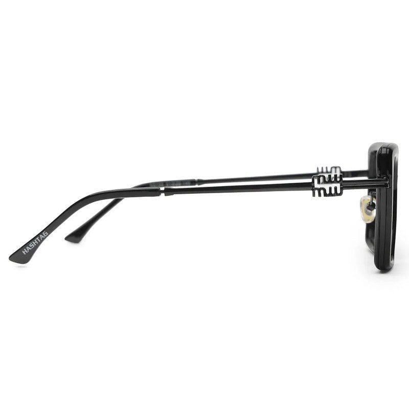 DuskDazzle Black Large Full Rim Cateye Sunglasses for Women — Hashtag Eyewears