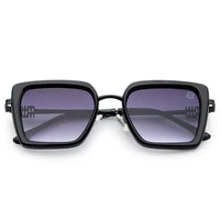 DuskDazzle Black Large Full Rim Cateye Sunglasses for Women — Hashtag Eyewears