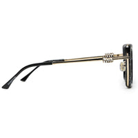 DuskDazzle Texture Black & Golden Large Full Rim Cateye Sunglasses for Women — Hashtag Eyewears