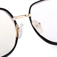 Duskra Golden & Black Large Full Rim Square Clip-on for Men & Women — Hashtag Eyewears