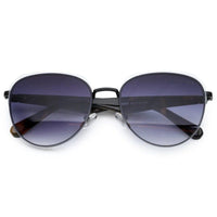 Eclipra Gradient Black Large Full Rim Oval Sunglasses for Women — Hashtag Eyewears