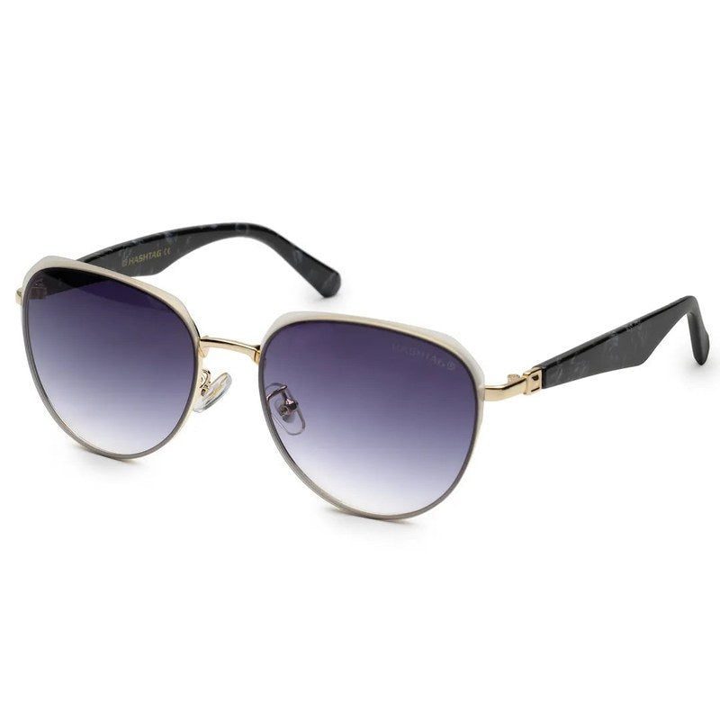 Eclipra Gradient Grey Large Full Rim Oval Sunglasses for Women — Hashtag Eyewears