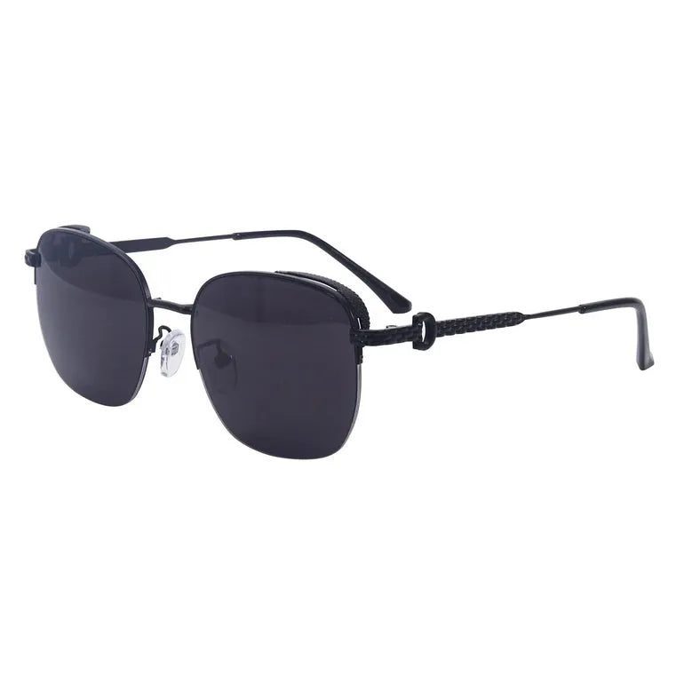 Eclipse Black Medium Full Rim Square Sunglasses for Women — Hashtag Eyewears
