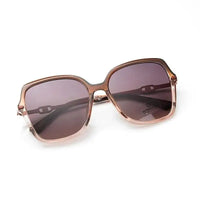 Eclipta | Brown Oversized Full Rim SQUARE Sunglasses for Women [Polarized]