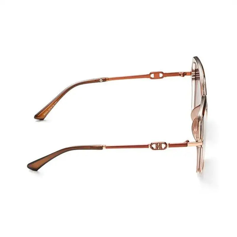 Eclipta | Brown Oversized Full Rim SQUARE Sunglasses for Women [Polarized]