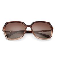 Eclipta Gradient Brown Large Full Rim RECTANGLE Sunglasses for Women — Hashtag Eyewears