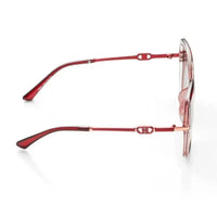Eclipta | Red Oversized Full Rim SQUARE Sunglasses for Women [Polarized]