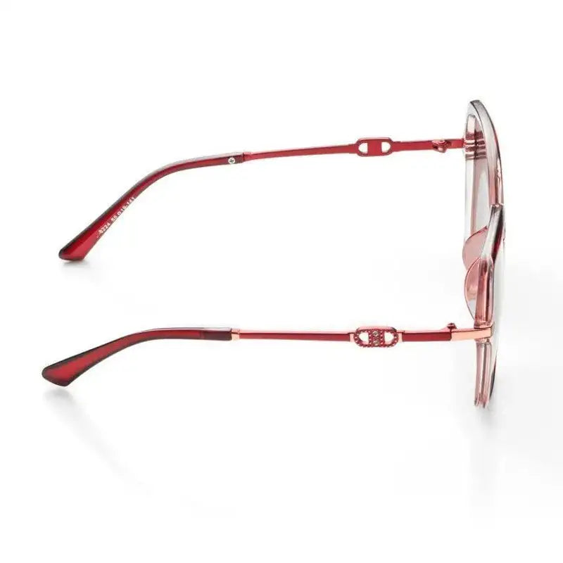 Eclipta | Red Oversized Full Rim SQUARE Sunglasses for Women [Polarized]