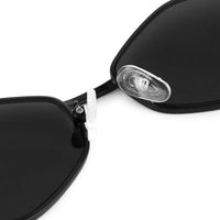 Ecliptor Black Medium Full Rim Diamond Sunglasses for Women — Hashtag Eyewears