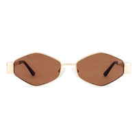 Ecliptor Brown Medium Full Rim Diamond Sunglasses for Women — Hashtag Eyewears
