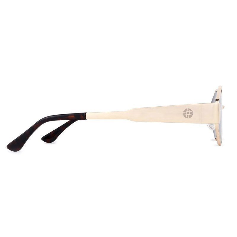 Ecliptor Golden Medium Full Rim Diamond Sunglasses for Women — Hashtag Eyewears