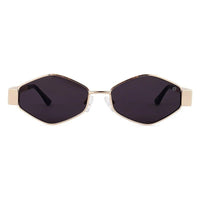 Ecliptor Golden Medium Full Rim Diamond Sunglasses for Women — Hashtag Eyewears