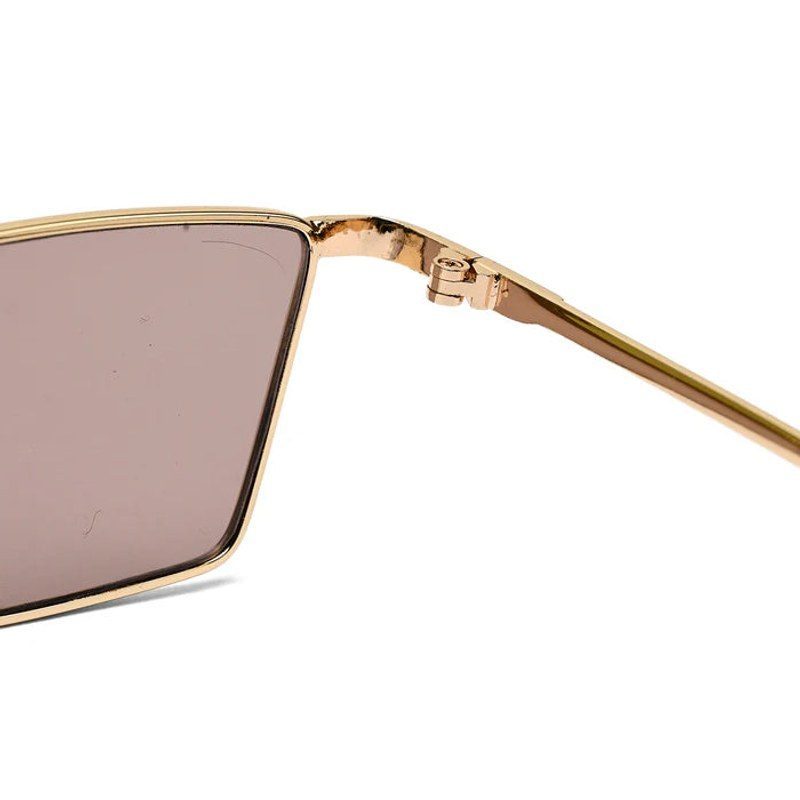 Elura Golden Medium Full Rim RECTANGLE Sunglasses for Men & Women — Hashtag Eyewears