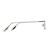 Elura | Silver Medium Full Rim RECTANGLE Sunglasses for Men & Women [UV-protected]