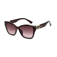 Elyra | Brown Medium Full Rim Cateye Sunglasses for Women [UV-protected]