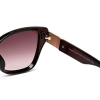 Elyra | Brown Medium Full Rim Cateye Sunglasses for Women [UV-protected]