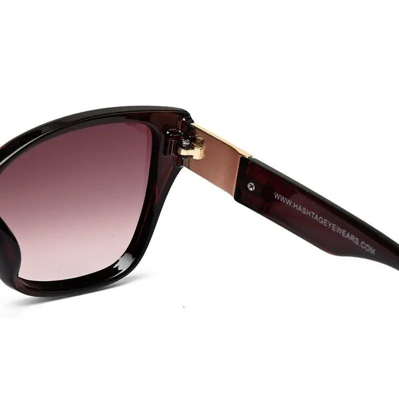 Elyra | Brown Medium Full Rim Cateye Sunglasses for Women [UV-protected]