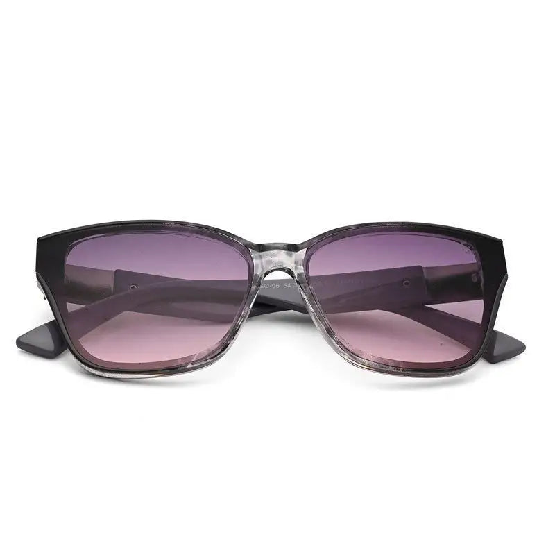 Elyra | Grey Texture Medium Full Rim Cateye Sunglasses for Women [UV-protected]