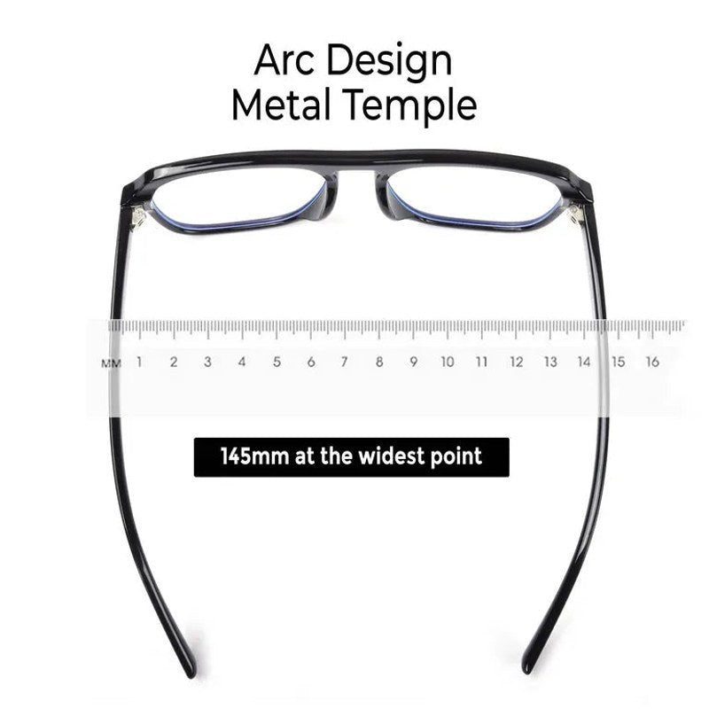 Ember | Black Medium Full Rim Square Clip-on for Men & Women [Clip-on]