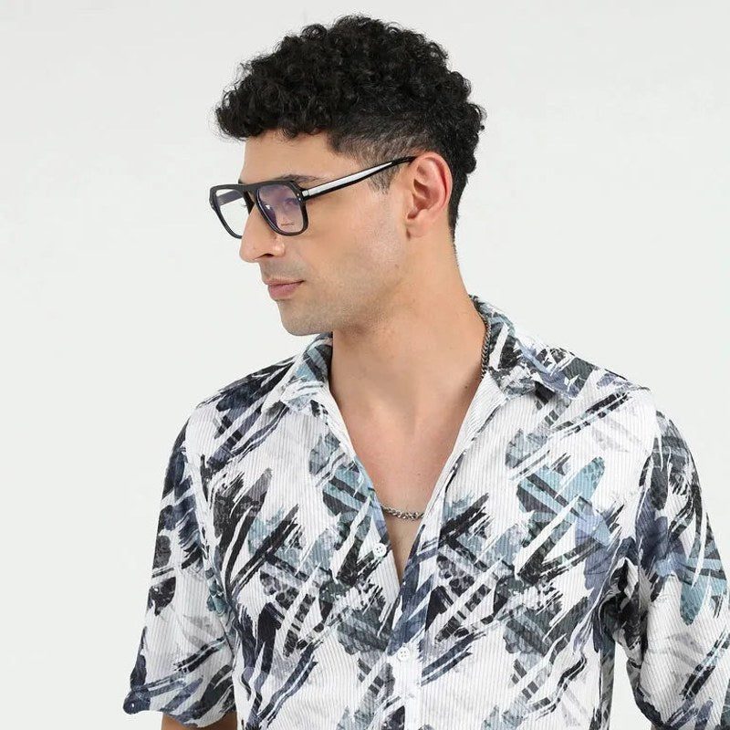 Ember Black Medium Full Rim Square Clip-on for Men & Women — Hashtag Eyewears