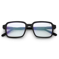 Enigma Black Medium Full Rim Square Computer Glasses for Men & Women — Hashtag Eyewears