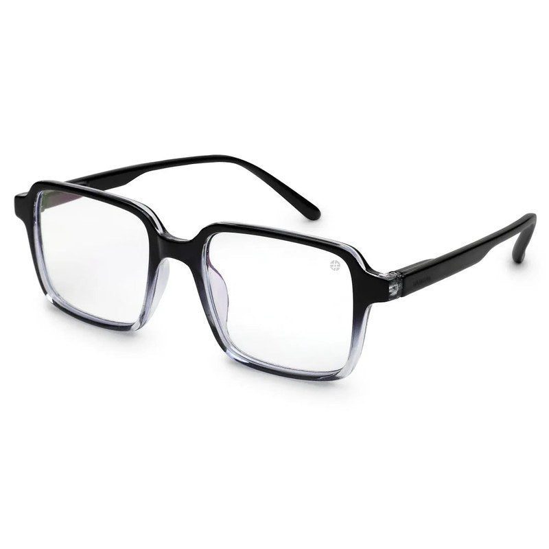 Enigma Gradient Black Medium Full Rim Square Computer Glasses for Men & Women — Hashtag Eyewears