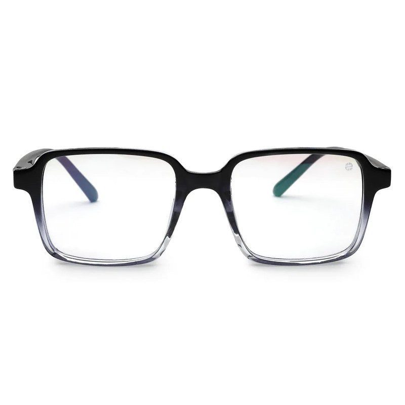 Enigma Gradient Black Medium Full Rim Square Computer Glasses for Men & Women — Hashtag Eyewears