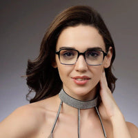 Enigma Gradient Black Medium Full Rim Square Computer Glasses for Men & Women — Hashtag Eyewears