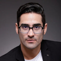 Enigma Gradient Black Medium Full Rim Square Computer Glasses for Men & Women — Hashtag Eyewears